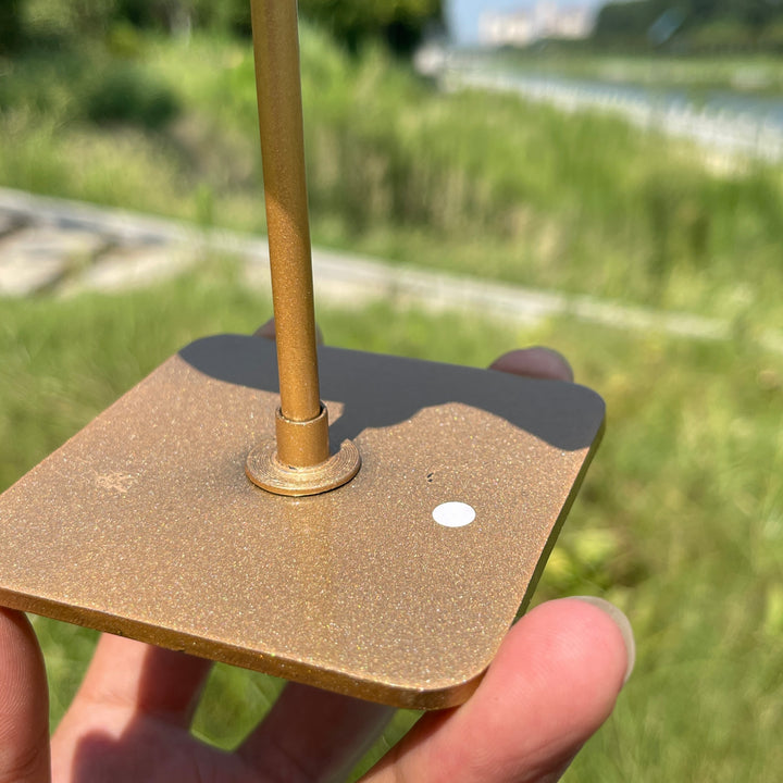 Unique,A Slightly Imperfect Natural Crystal Rotatable Wind Mill