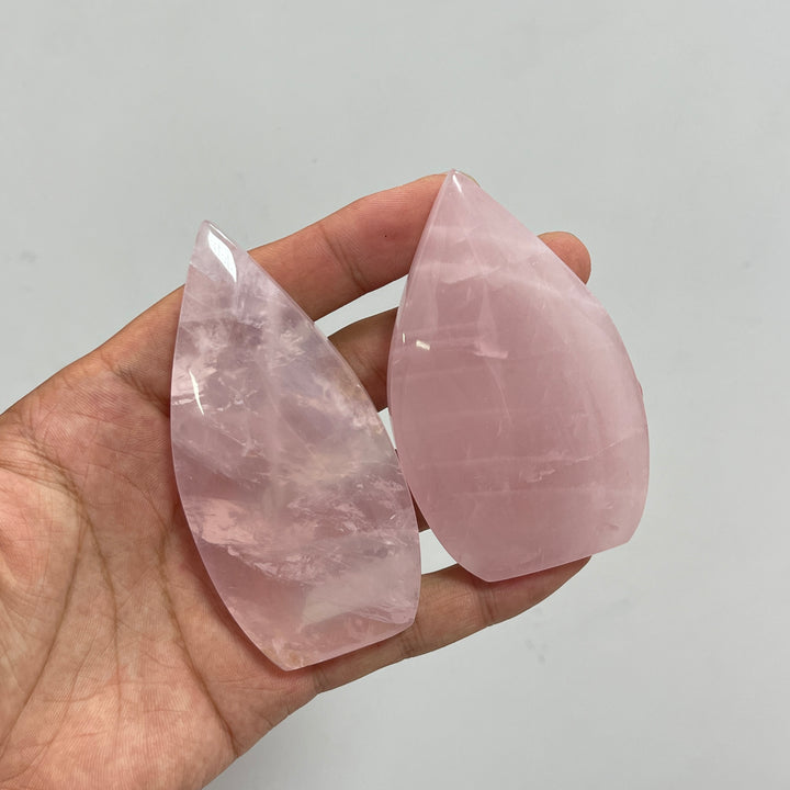 Natural Crystal Exquisite Rose Quartz Teardrop