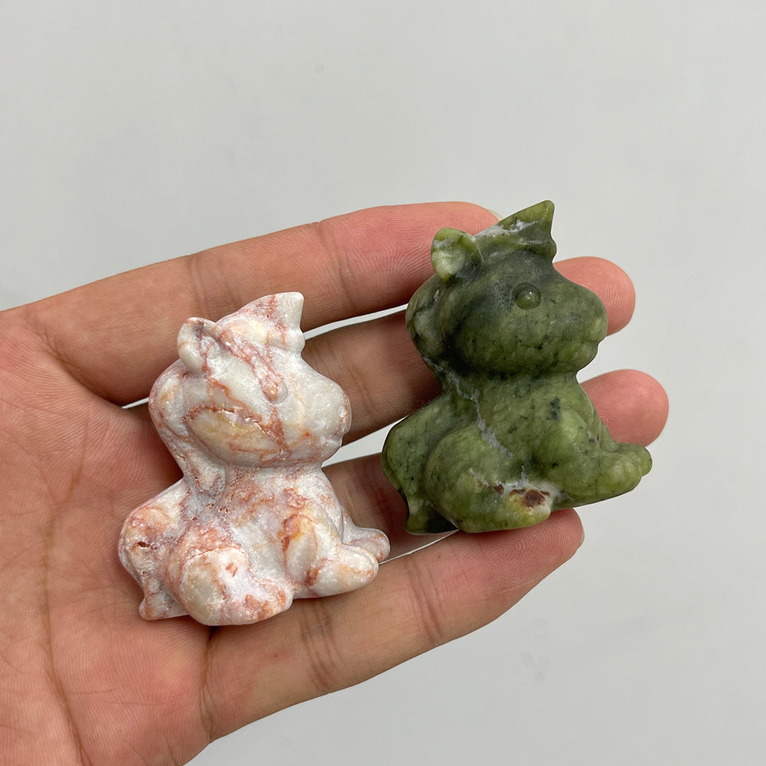Natural Crystal Lovely Unicorn Carving