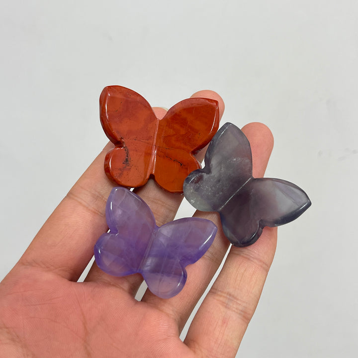 Natural Crystal Exquisite Butterfly Carving