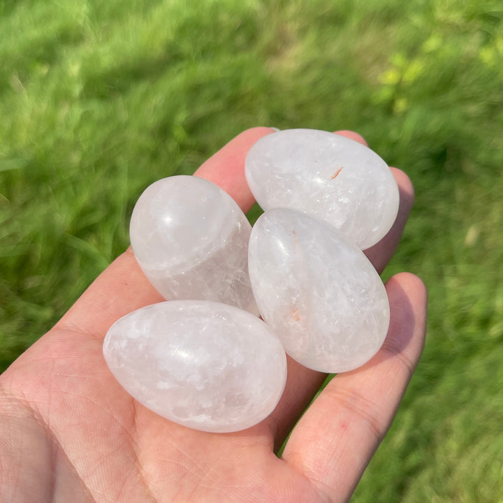 Natural Crystal Clear Quartz Egg