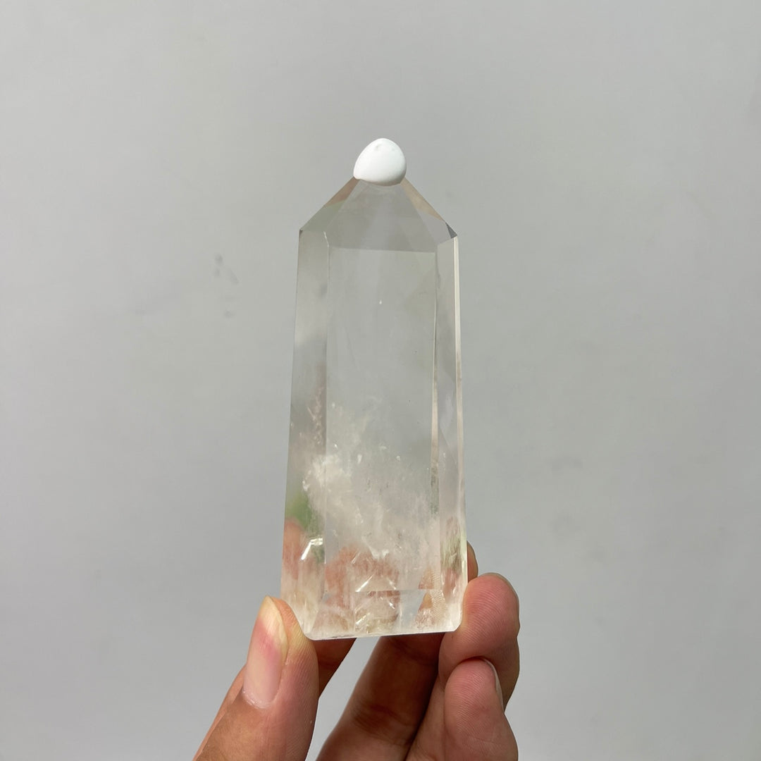 Unique,Natural Crystal Blue Needle Quartz Point