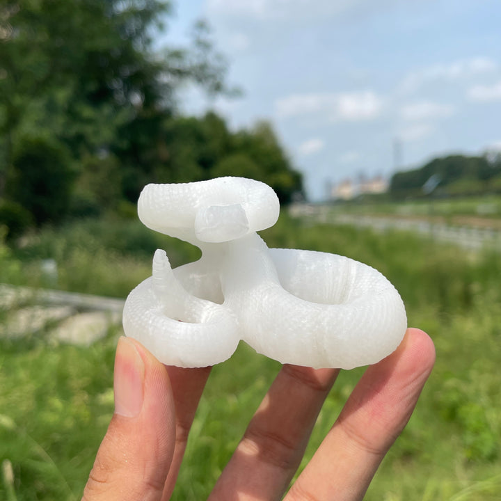 Natural Crystal Afghanistan Jade Snake Carving