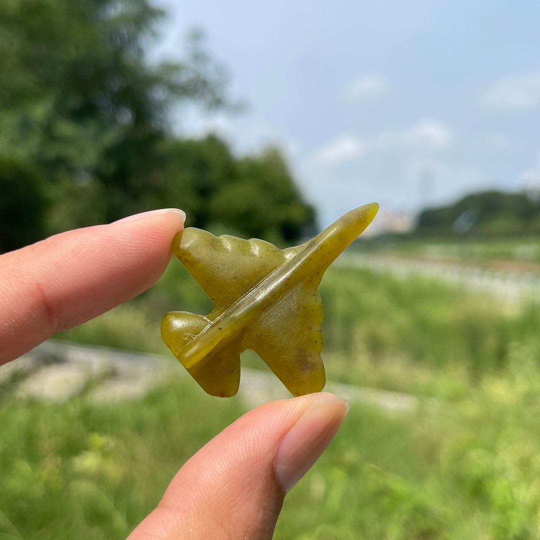Natural Crystal Aircraft Carving