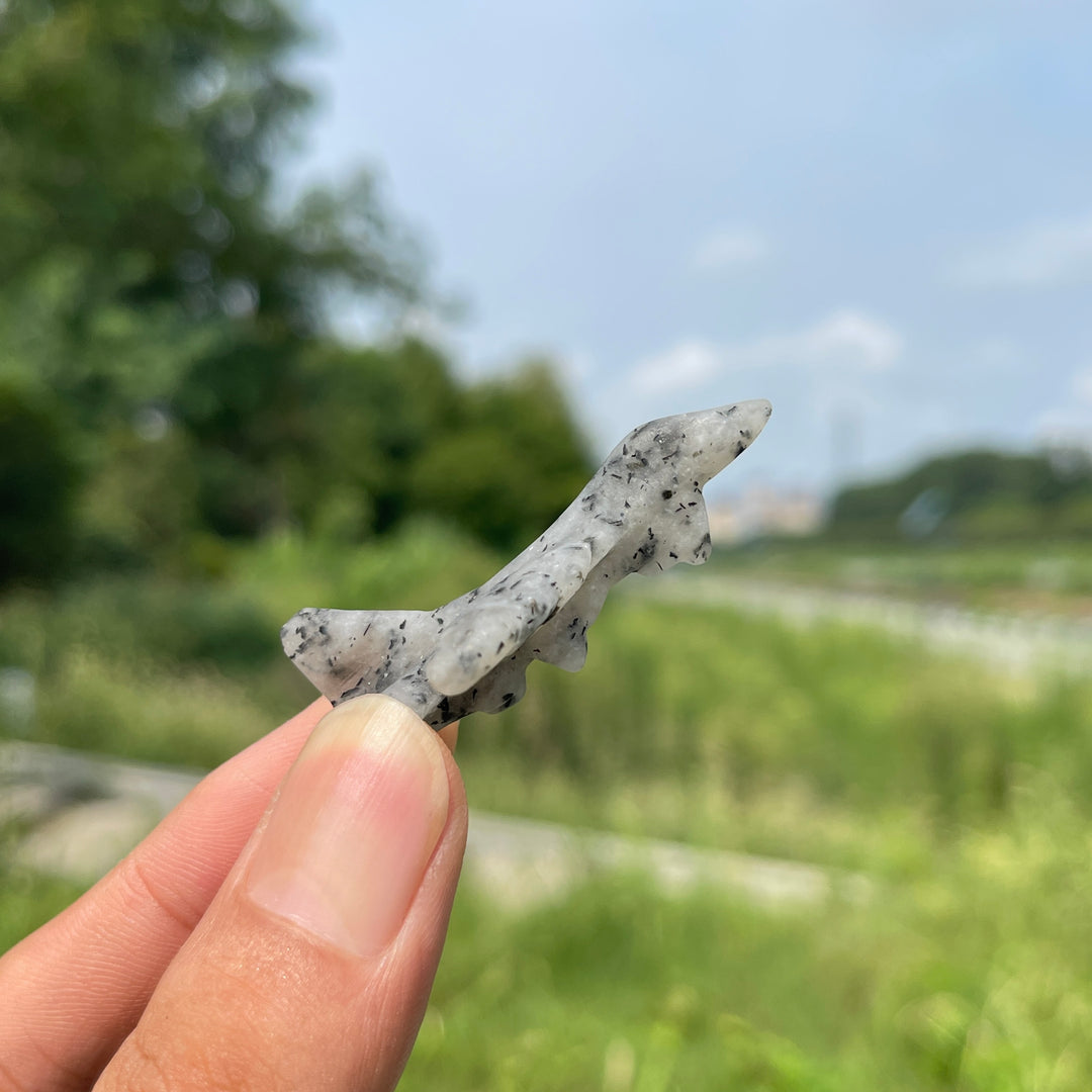 Natural Crystal Aircraft Carving