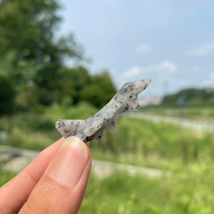 Natural Crystal Aircraft Carving