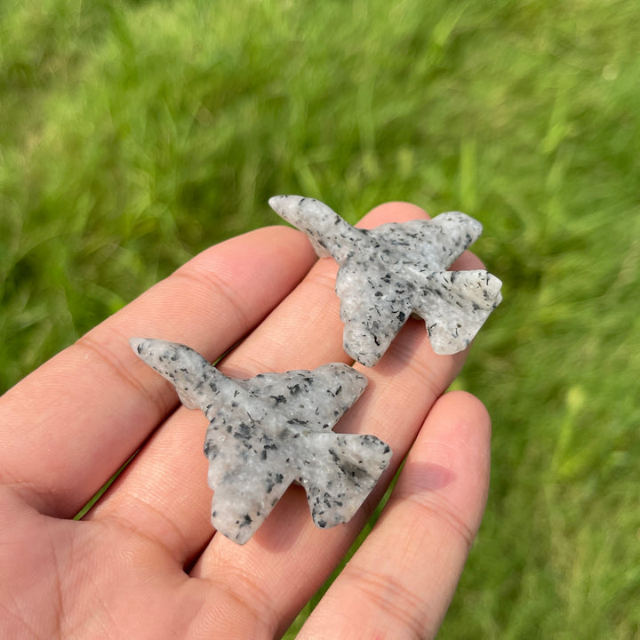 Natural Crystal Aircraft Carving