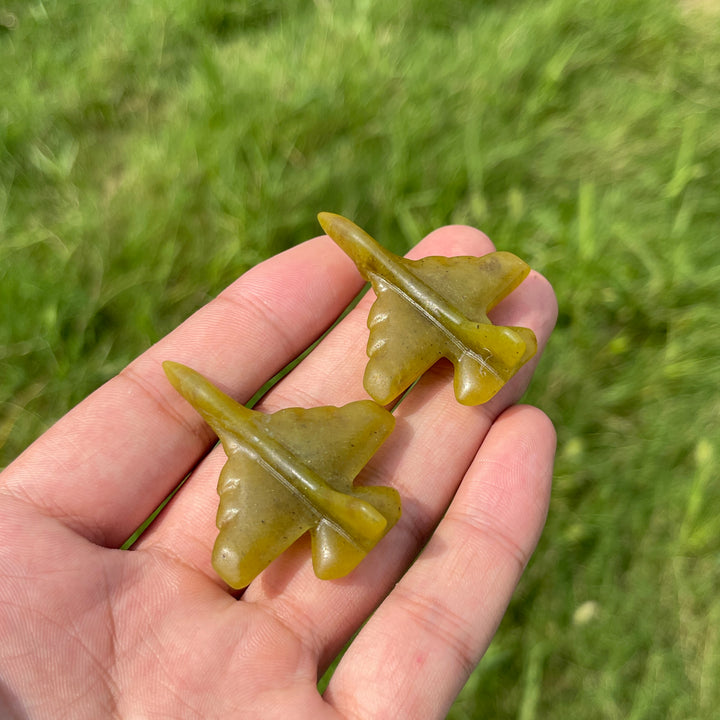 Natural Crystal Aircraft Carving