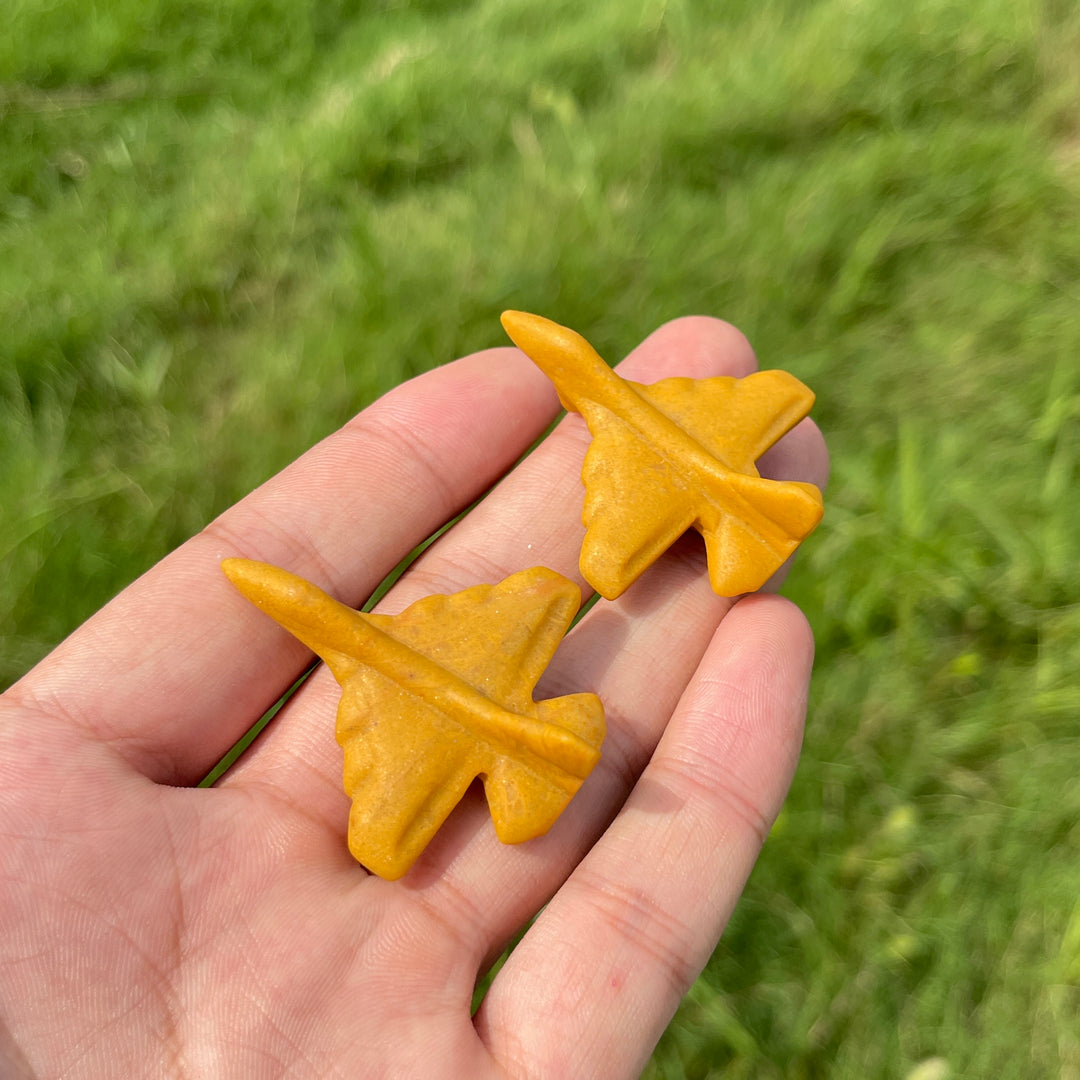 Natural Crystal Aircraft Carving