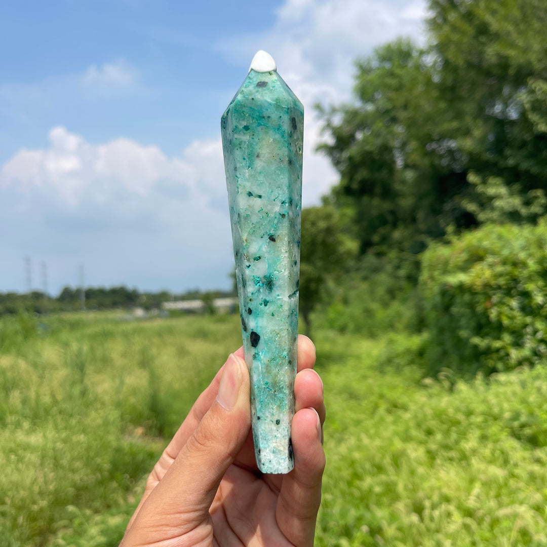 Natural Crystal Phoenix Stone Wand