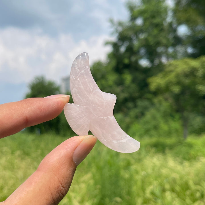 Natural Crystal Flying Eagle Carving