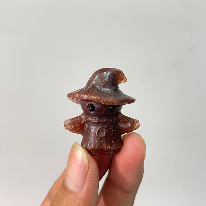 Natural Crystal Scarecrow Carving