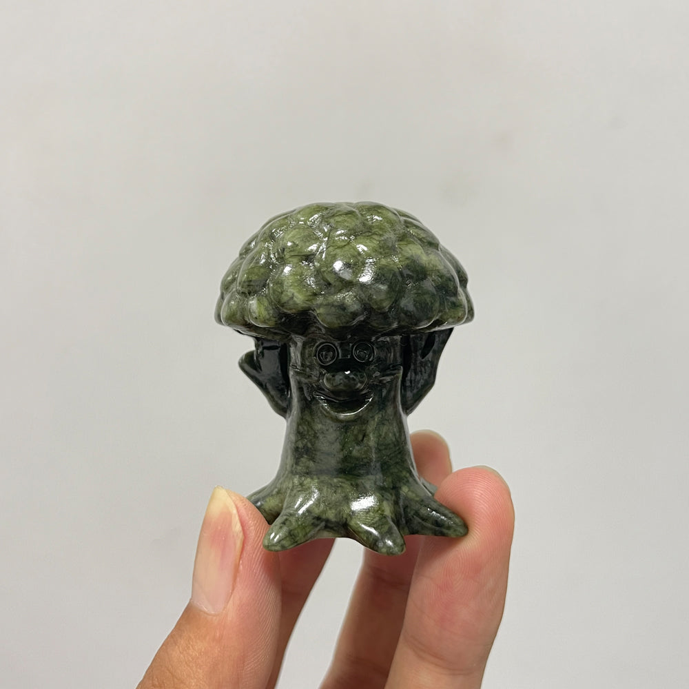 Natural Crystal Carving Serpentine Tree Spirit