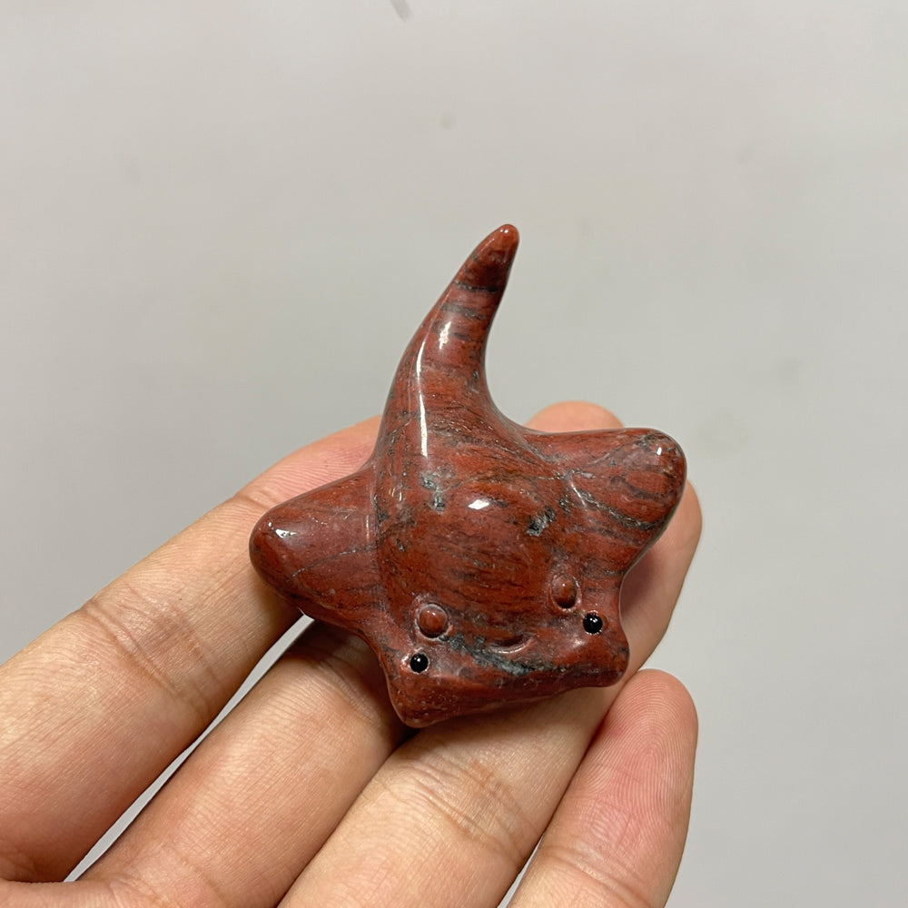 Natural Crystal Cute Manta Ray
