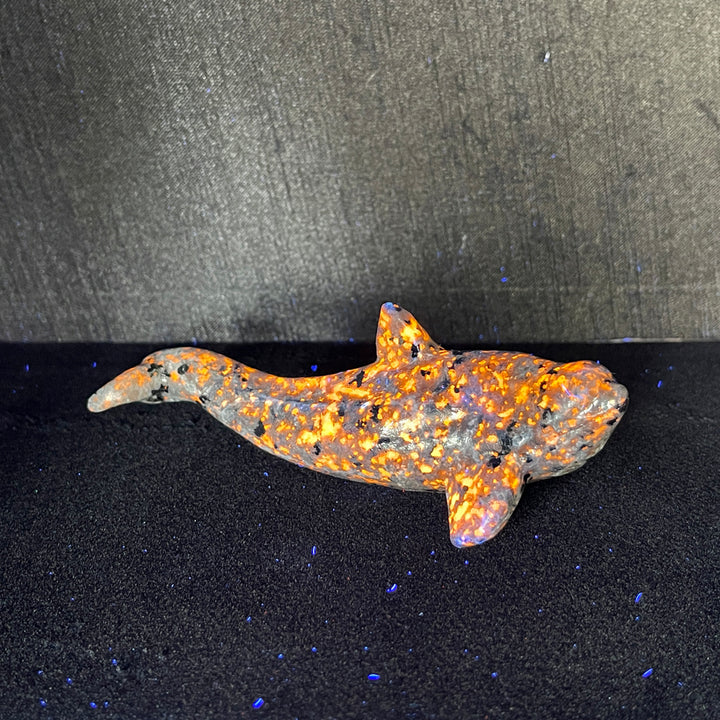 Natural Crystal Carving Orca