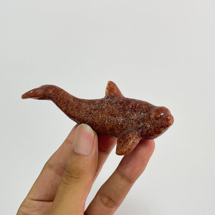 Natural Crystal Carving Orca