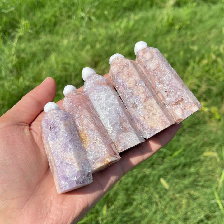 Natural Crystal Pink Amethyst Point