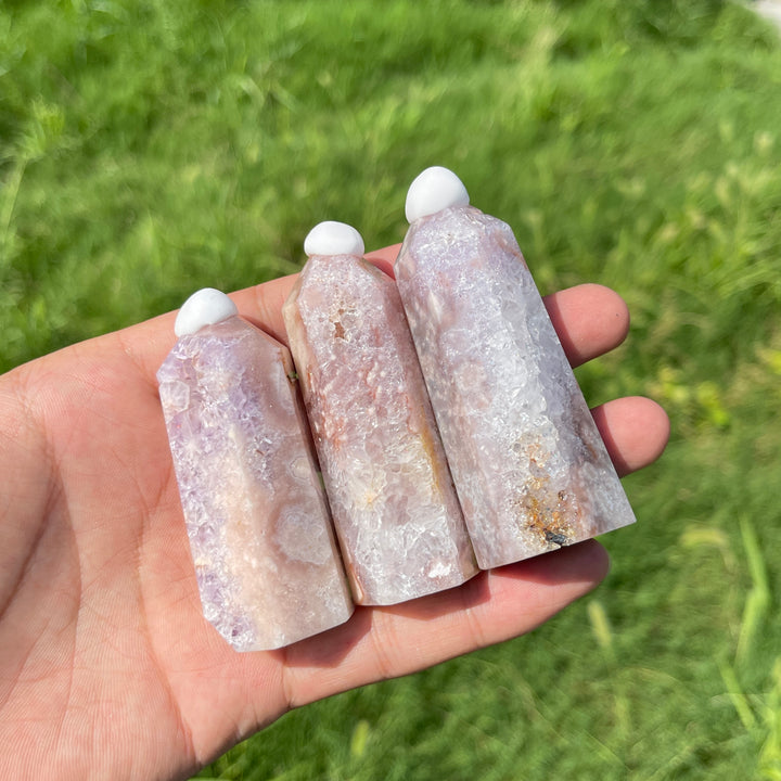 Natural Crystal Pink Amethyst Point