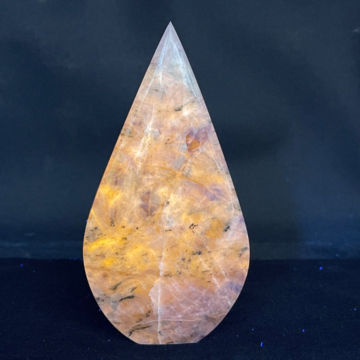 Natural Crystal Blue And White Porcelain Sodalite Teardrop
