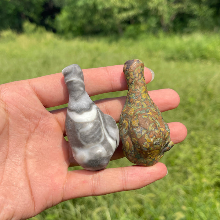 Natural Crystal Carving Chicken Drumstick