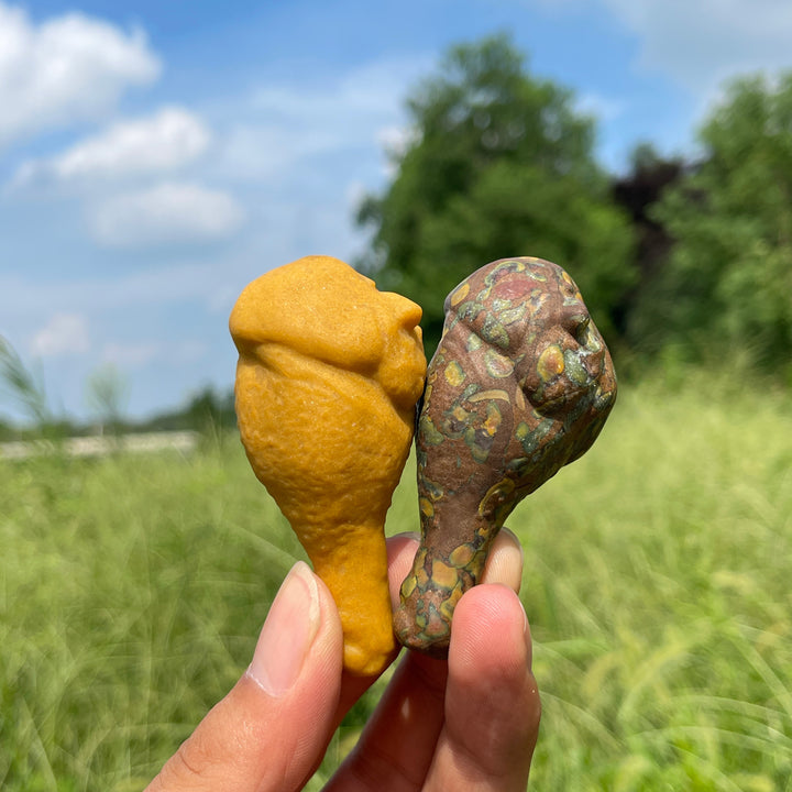 Natural Crystal Carving Chicken Drumstick