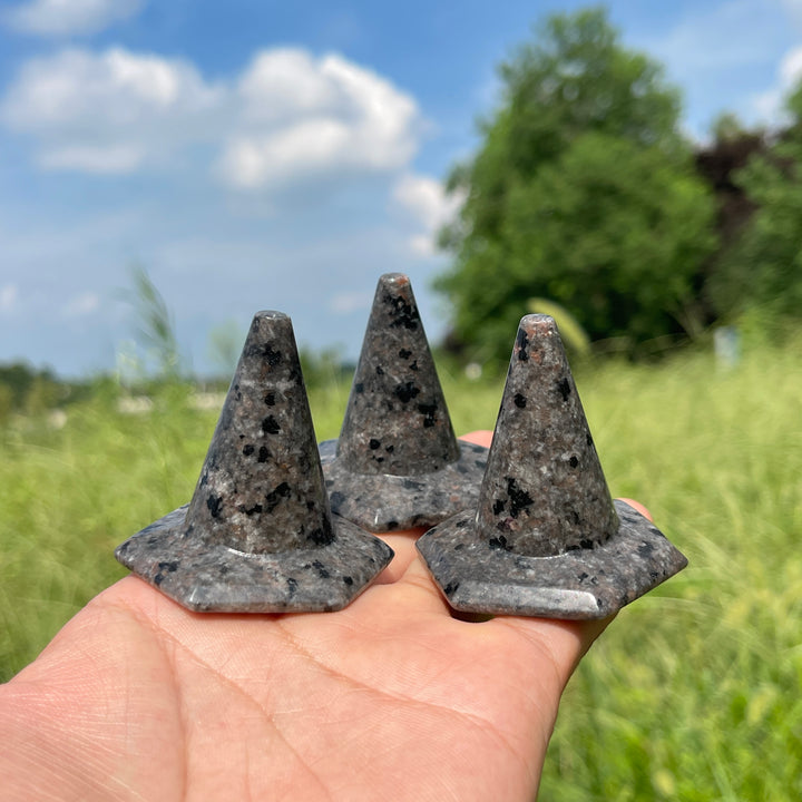 Natural Crystal Yooperlite Traffic Cone