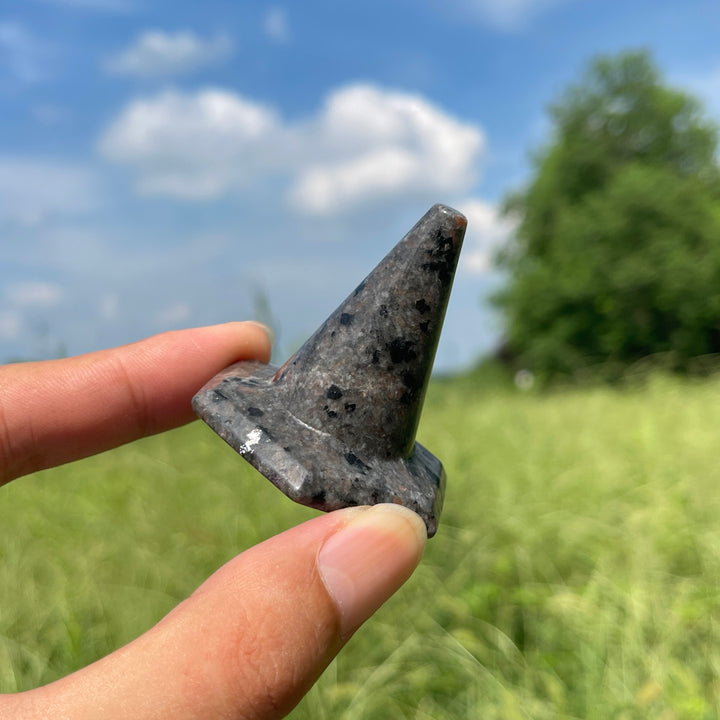 Natural Crystal Yooperlite Traffic Cone