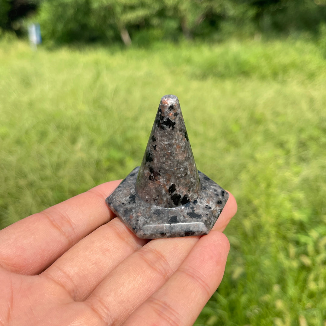 Natural Crystal Yooperlite Traffic Cone