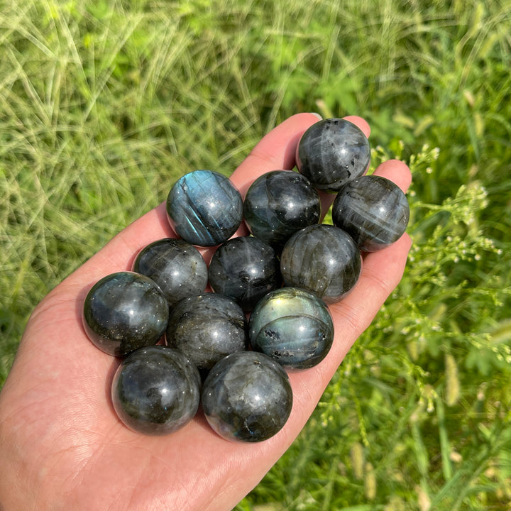 Natural Crystal Mini Labradorite Sphere