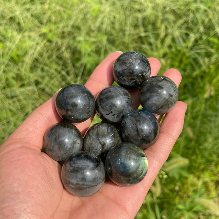 Natural Crystal Mini Labradorite Sphere