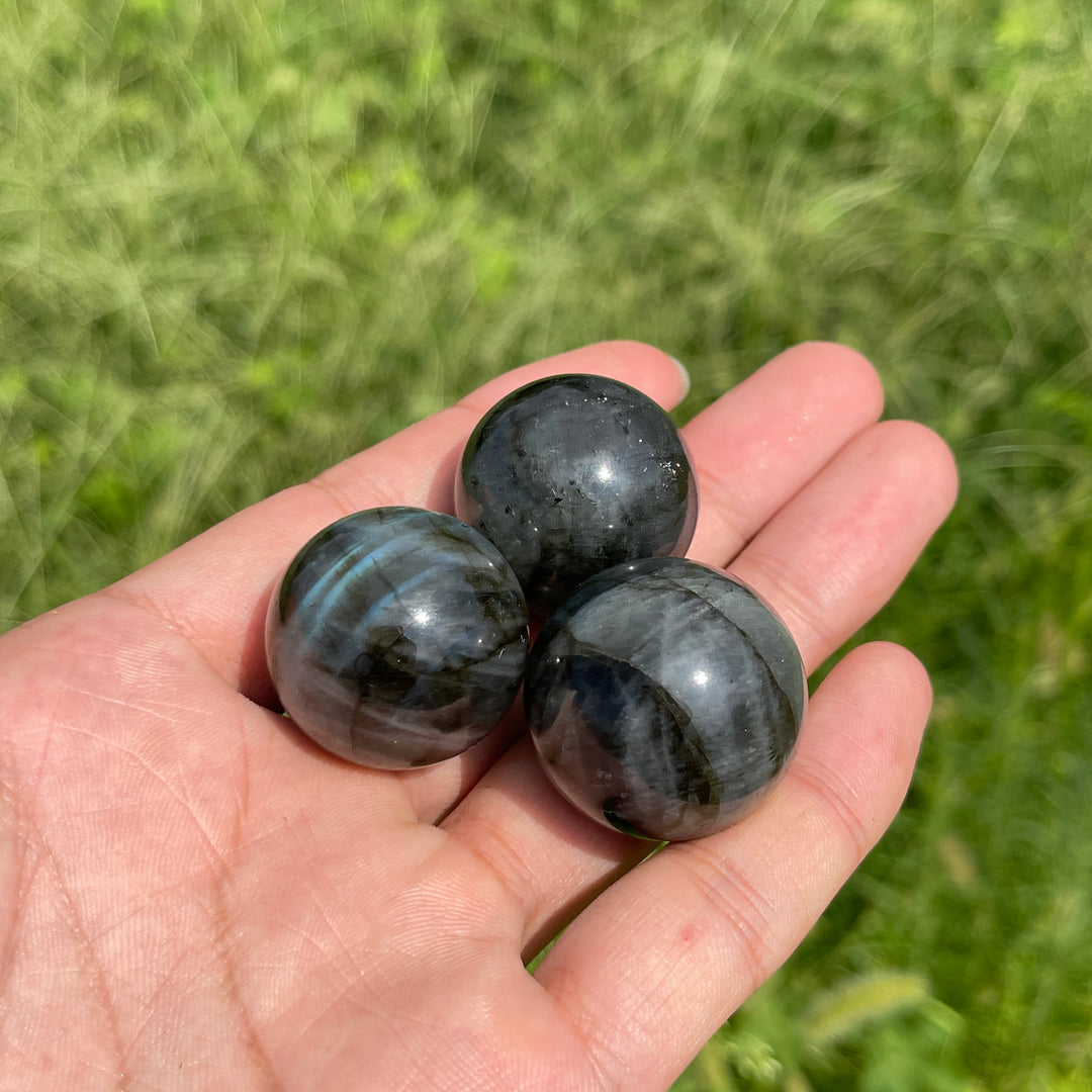 Natural Crystal Mini Labradorite Sphere