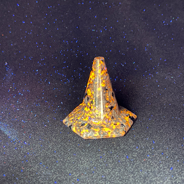 Natural Crystal Yooperlite Traffic Cone