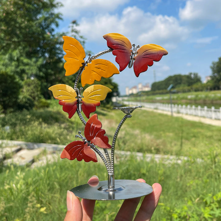 A Slightly Imperfect Natural Crystal Mookaite Sphere Holder