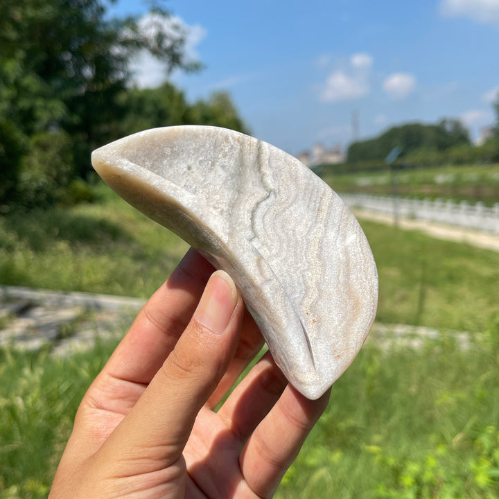 Unique,Natural Crystal Ocean Jasper Bowl