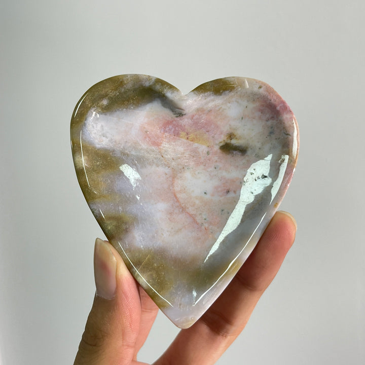 Unique,Natural Crystal Ocean Jasper Bowl