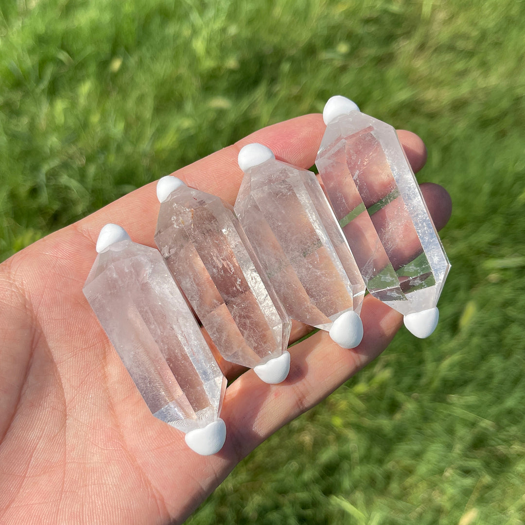 Natural Crystal Clear Quartz Mini Double Point