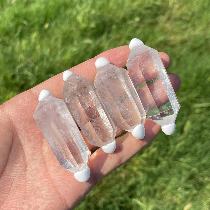 Natural Crystal Clear Quartz Mini Double Point