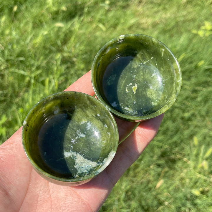 Natural Crystal Serpentine Bowl