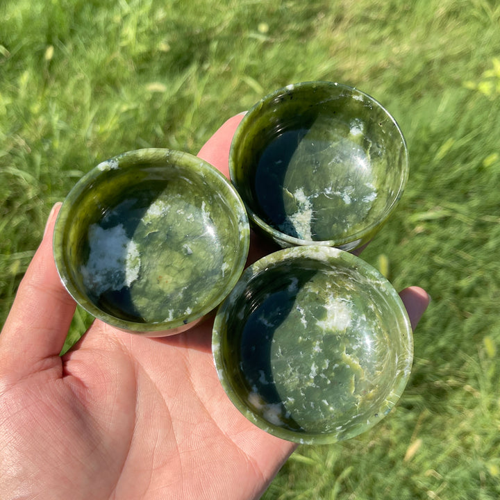 Natural Crystal Serpentine Bowl