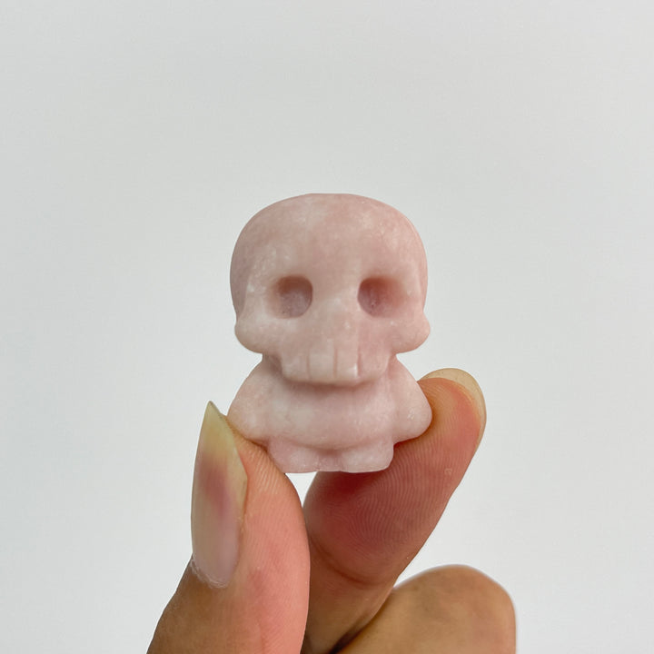 Natural Crystal Mini Skull Character