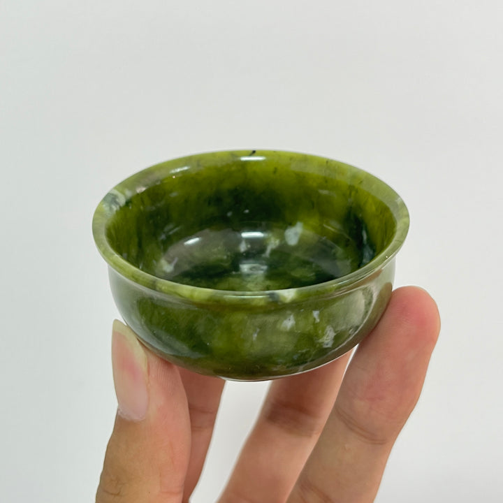 Natural Crystal Serpentine Bowl