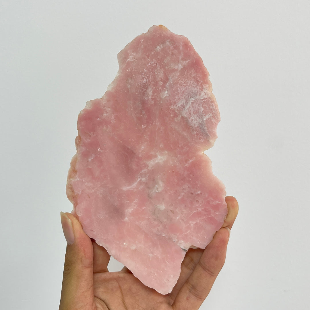 Unique,Natural Crystal Pink Opal Slice