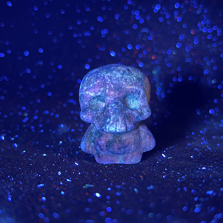 Natural Crystal Mini Skull Character