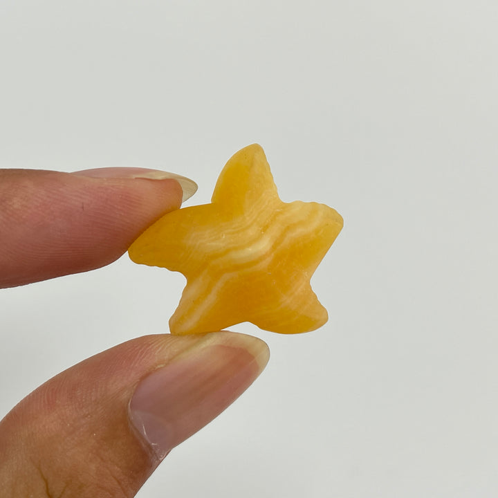 Natural Crystal Carving Mixed Material Starfish