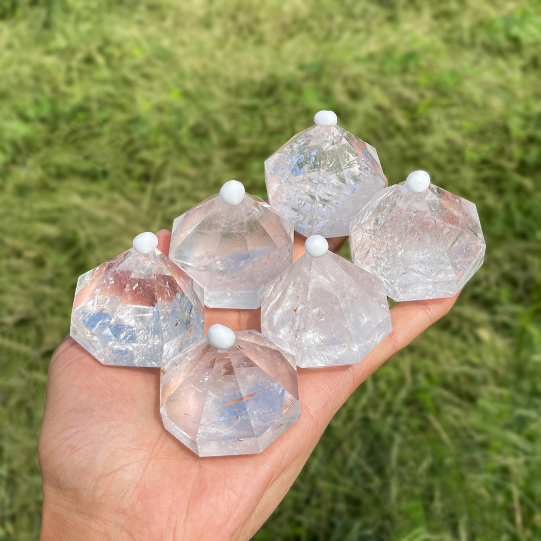 Natural Crystal Clear Quartz Diamond