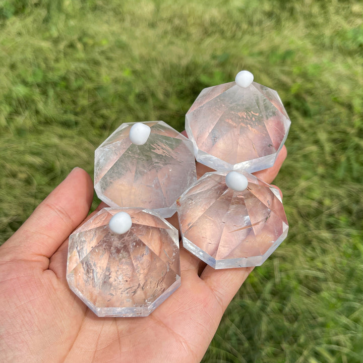 Natural Crystal Clear Quartz Diamond
