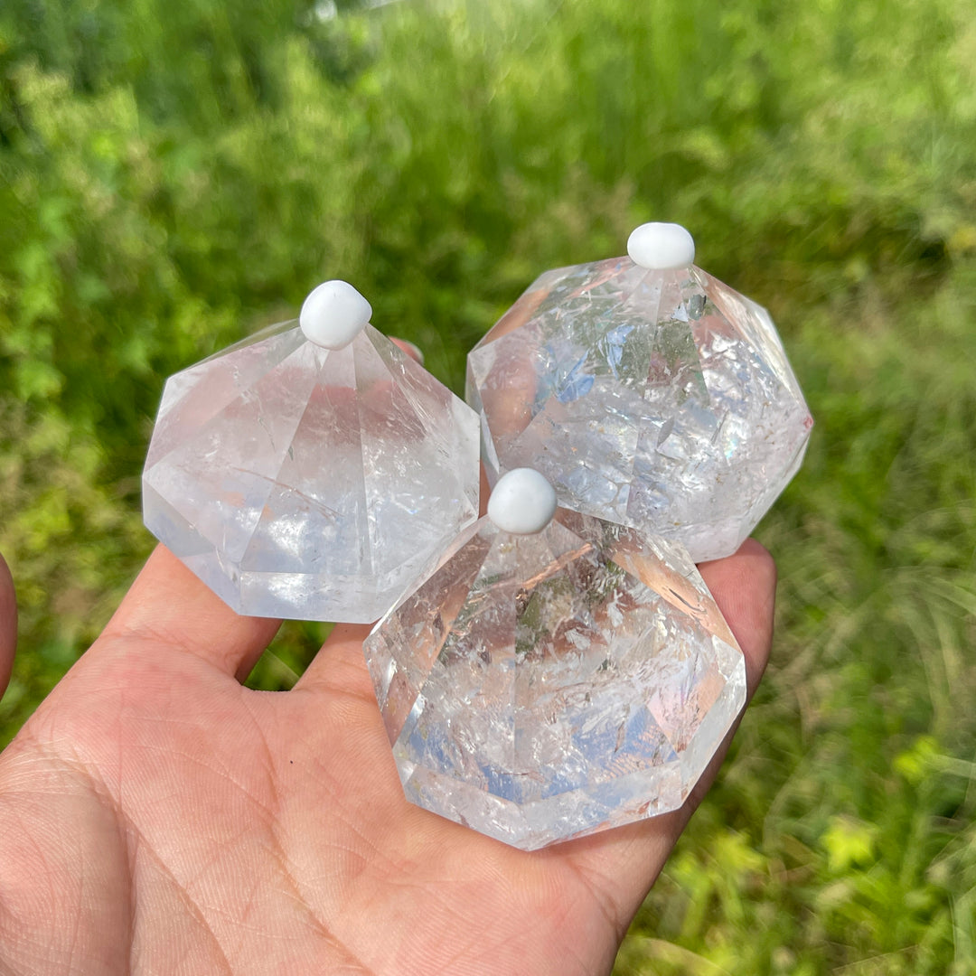 Natural Crystal Clear Quartz Diamond