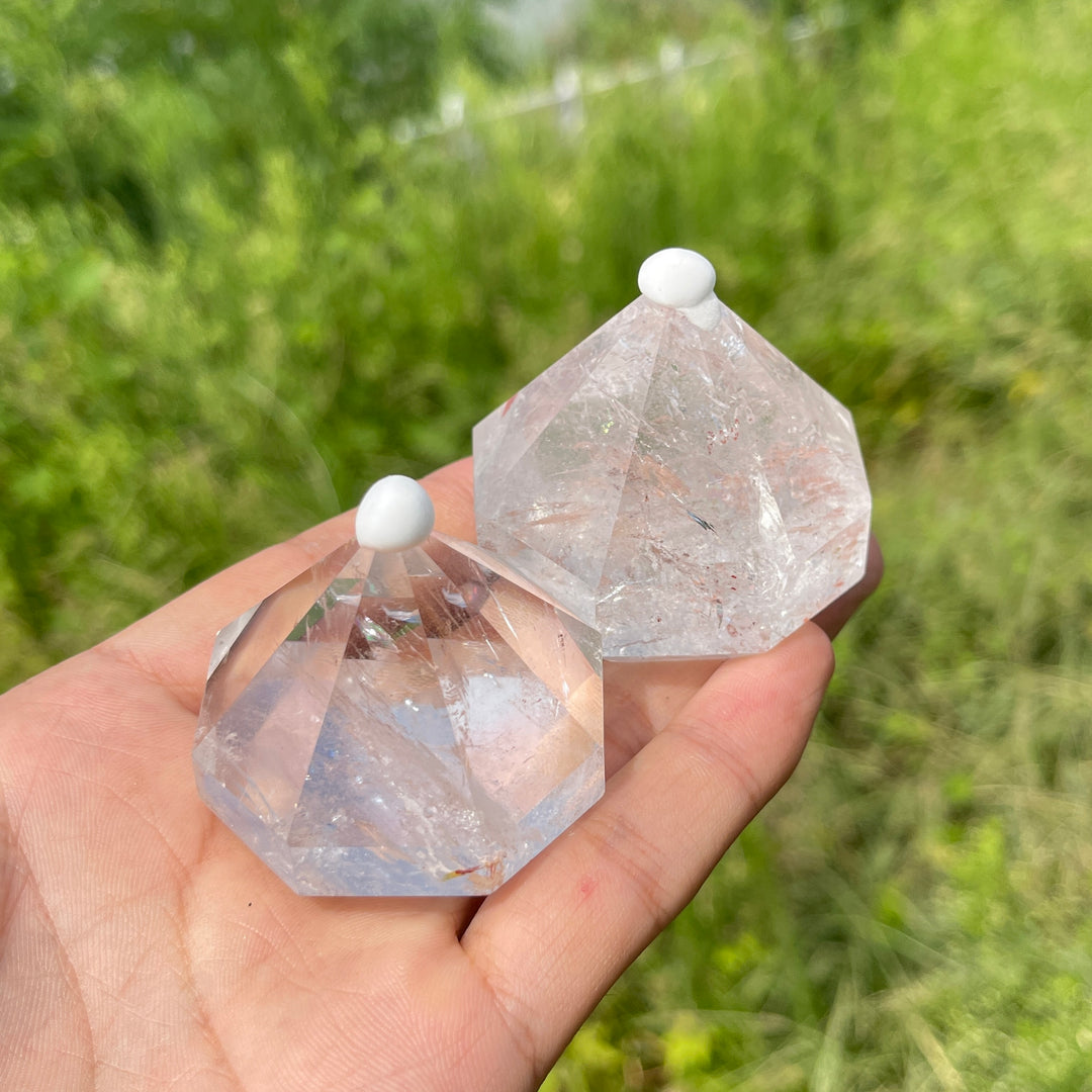 Natural Crystal Clear Quartz Diamond