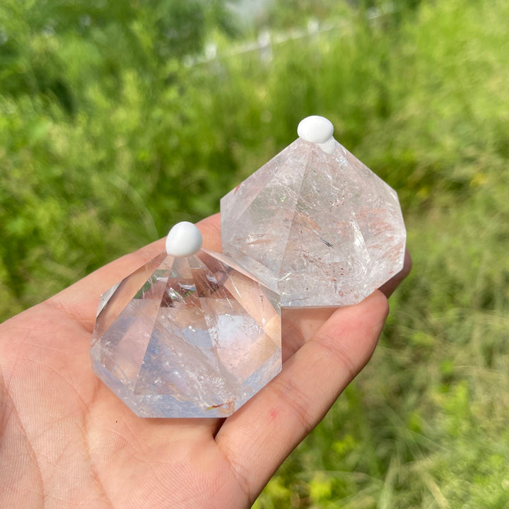 Natural Crystal Clear Quartz Diamond