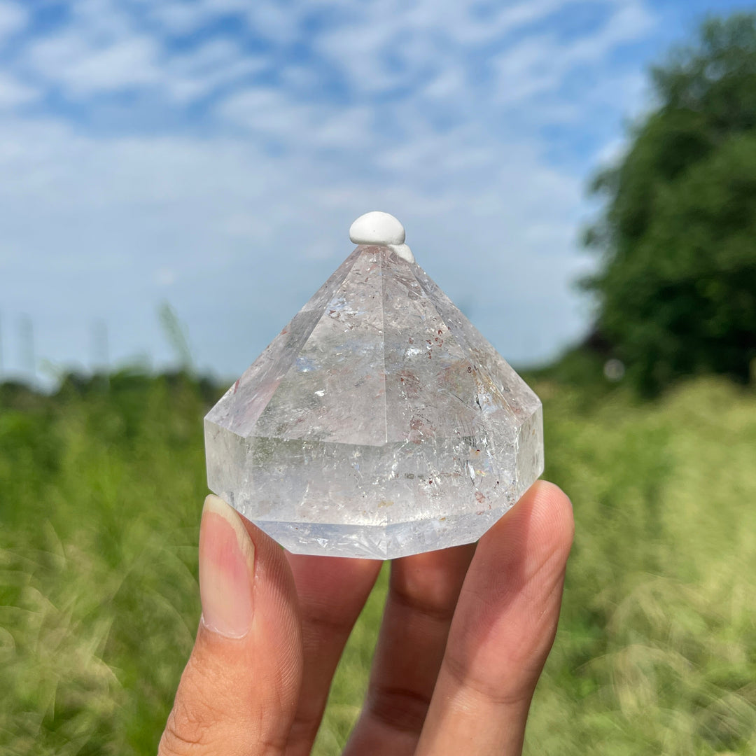 Natural Crystal Clear Quartz Diamond